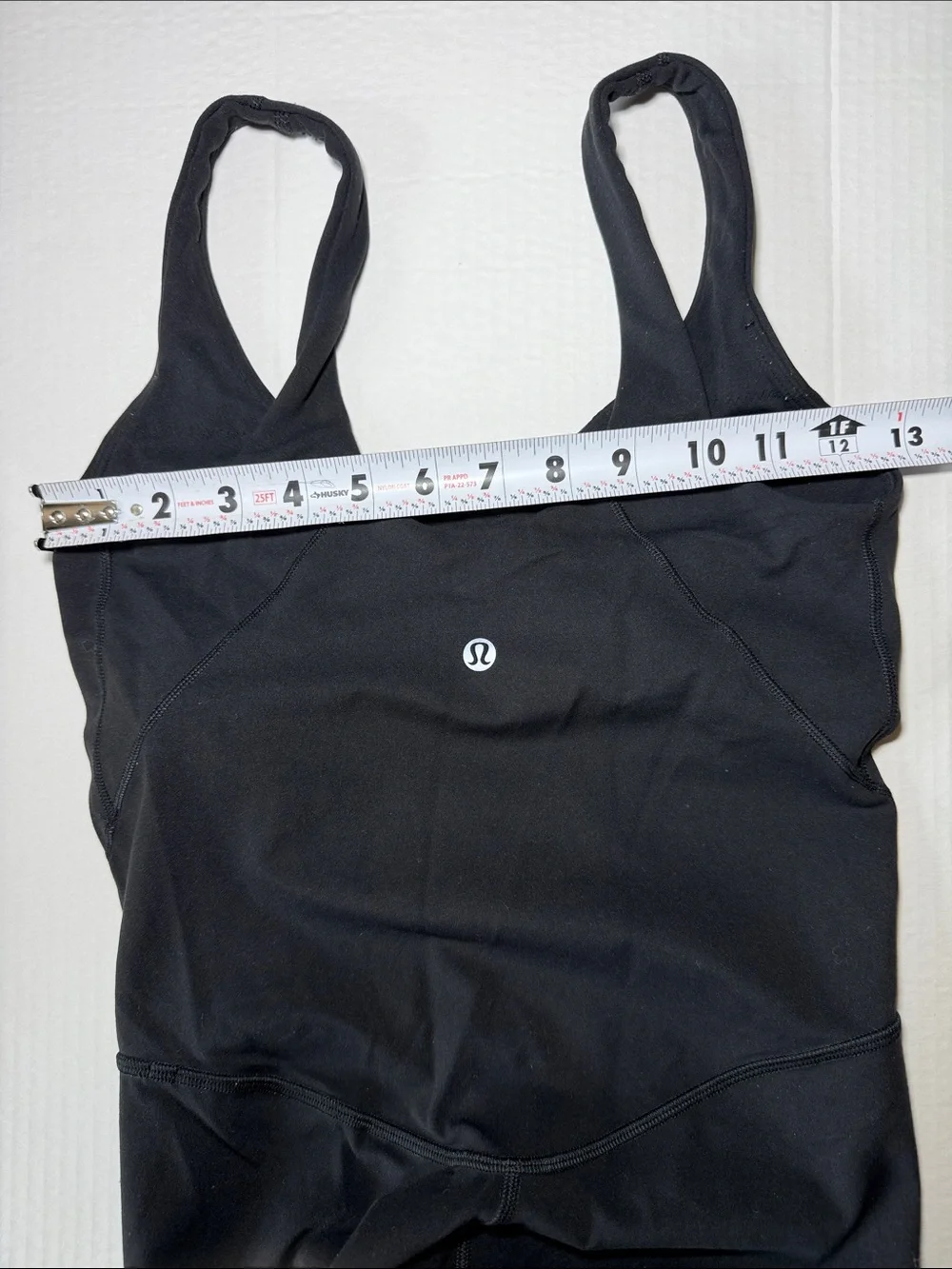 lululemon athletica Black Scoop-Neck Jumpsuit Romper Size 4